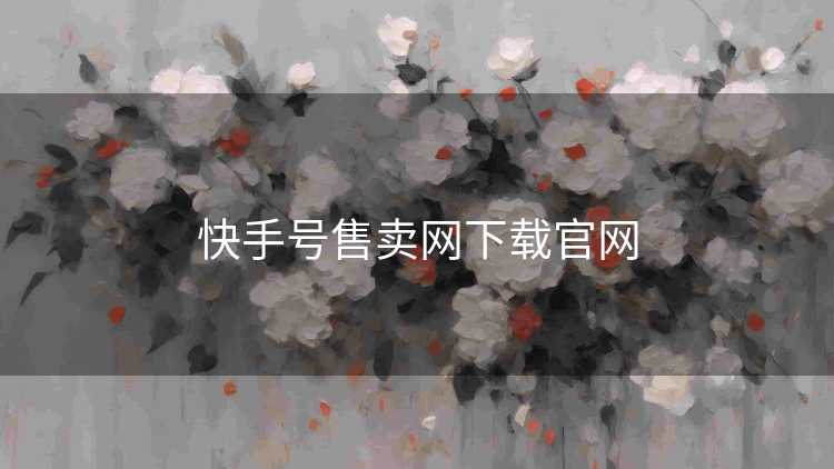 快手号售卖网下载官网