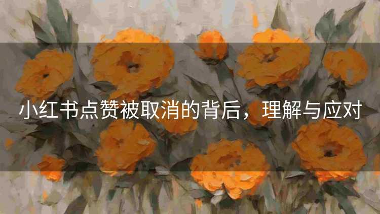 小红书点赞被取消的背后，理解与应对