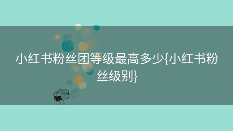 小红书粉丝团等级最高多少{小红书粉丝级别}